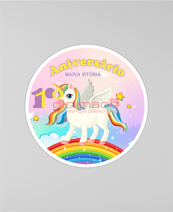 Autocolantes Unicórnio